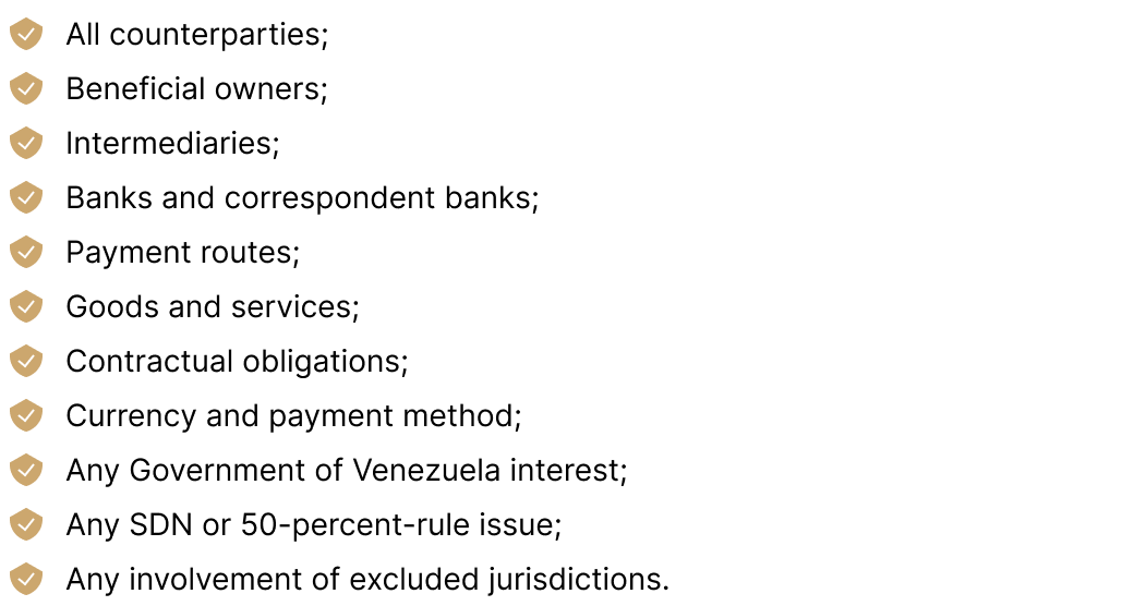 license checklist